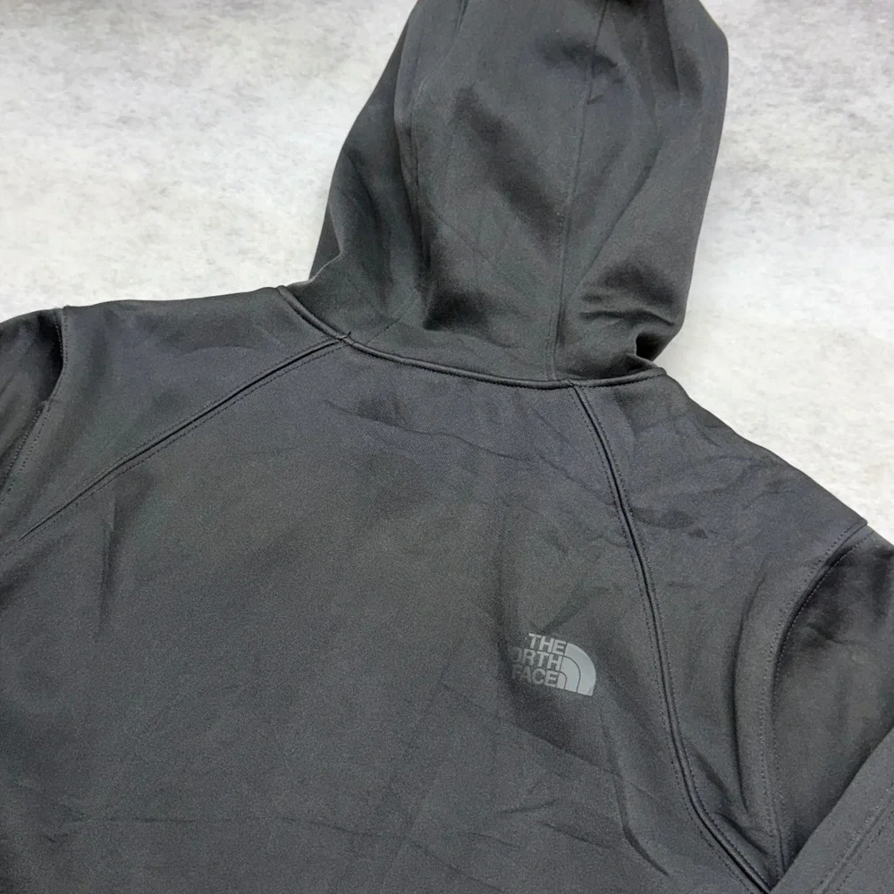 The North Face WindWall Softshell Full Zip Womens Large Black Hooded Jacket
